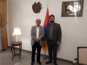 دیدار مدیرعامل شرکت سرمایه گذاری و توسعه اروند با سفیر ارمنستان در ایران دیدار مدیرعامل شرکت سرمایه گذاری و توسعه اروند با سفیر ارمنستان در ایران